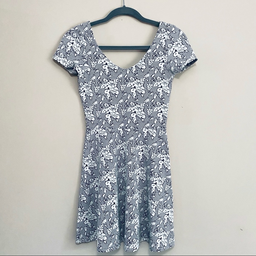 Topshop fit and flare mini dress